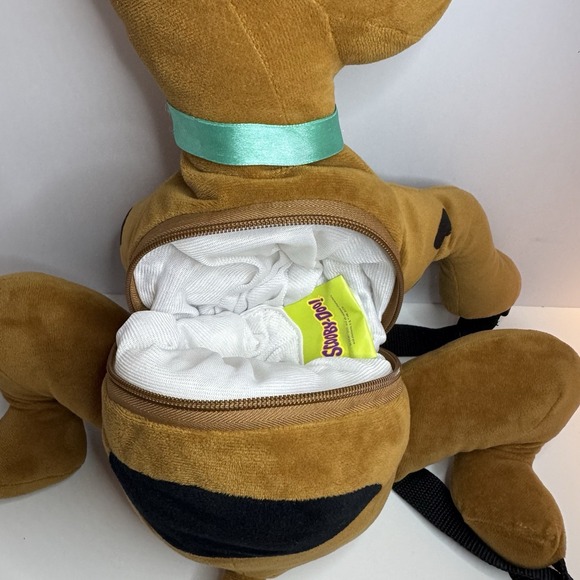 Scooby-Doo Plush Backpack Purse Hanna-Barbera 2023 15" - Picture 6 of 12